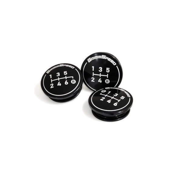 GrimmSpeed Swap-Top Weighted Shift Knob Piston Stainless Steel 02-14 Subaru WRX/04-08 FXT/04-21 STI (1.1006.1.SS)