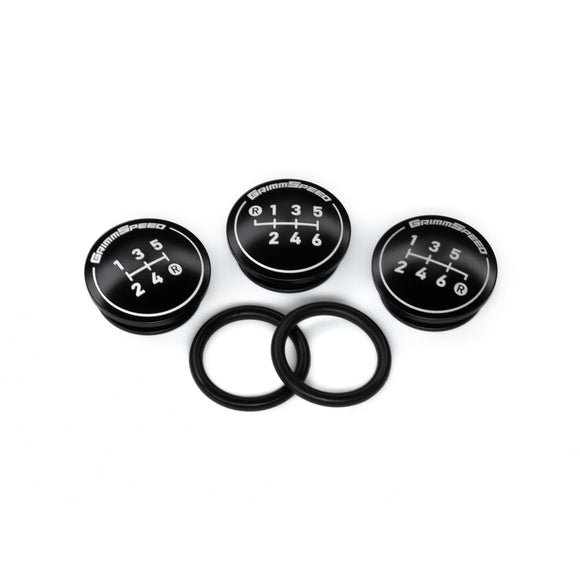 GrimmSpeed Swap-Top Weighted Shift Knob Piston Stainless Steel 02-14 Subaru WRX/04-08 FXT/04-21 STI (1.1006.1.SS)