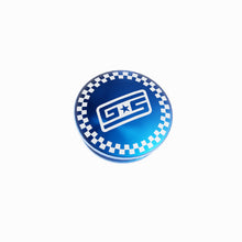 Load image into Gallery viewer, GrimmSpeed Limited Drop Shift Knob Cap Kit GS Checker Blue (1.1006.8.BLU)