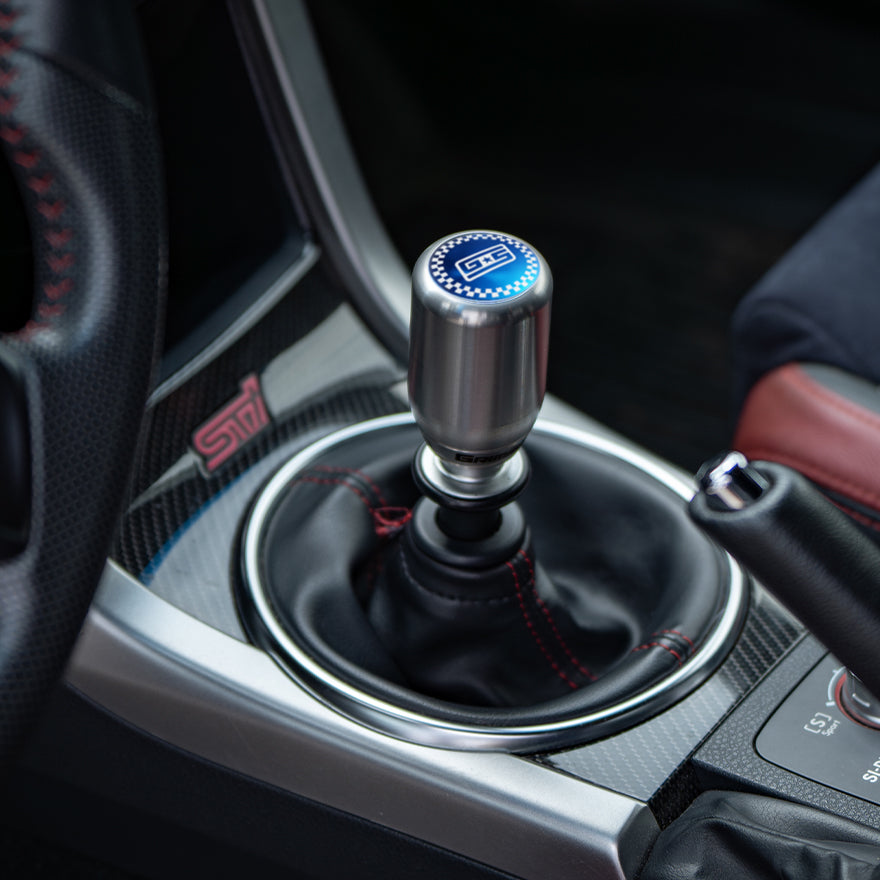 GrimmSpeed Limited Drop Shift Knob Cap Kit GS Checker Blue (1.1006.8.BLU)