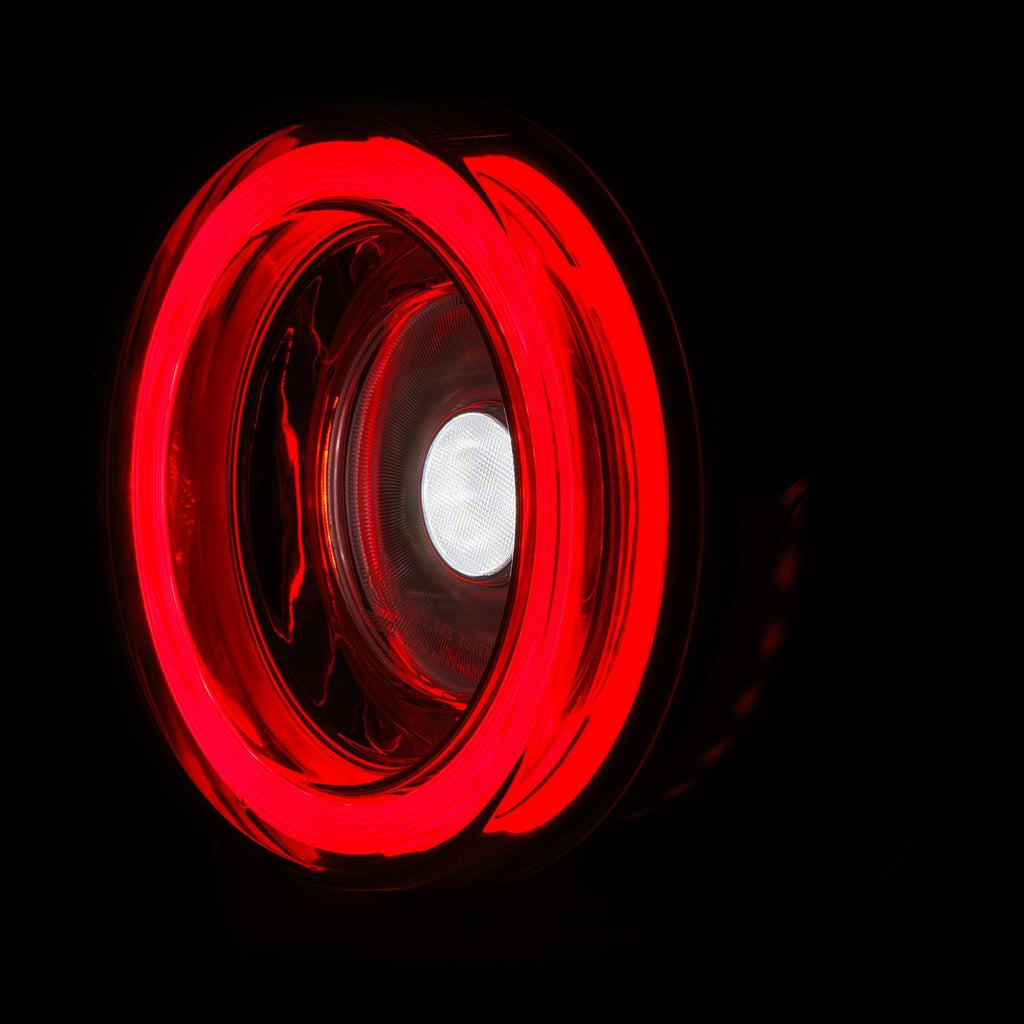 10-15 Ferrari 458 NOVA-Series Prismatic LED Tail Lights Red Clear