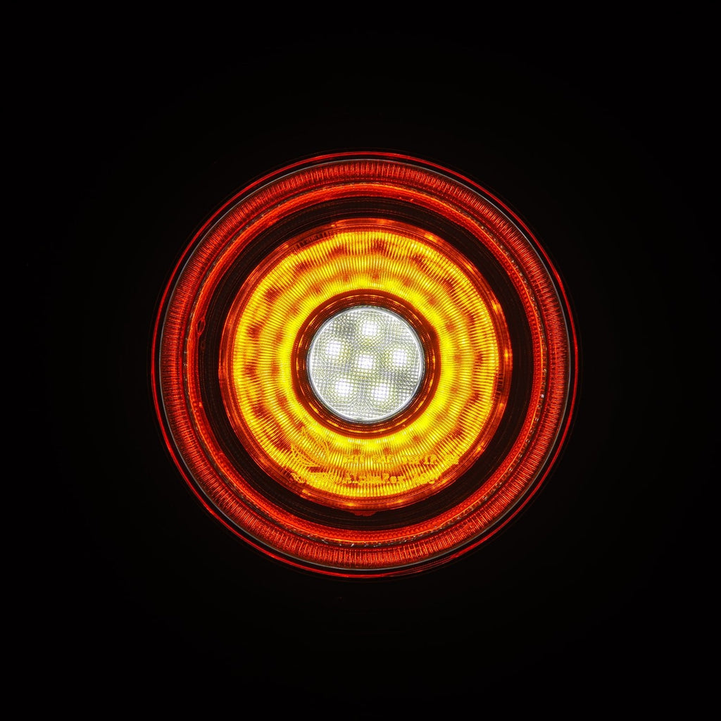 10-15 Ferrari 458 NOVA-Series Prismatic LED Tail Lights Red Clear