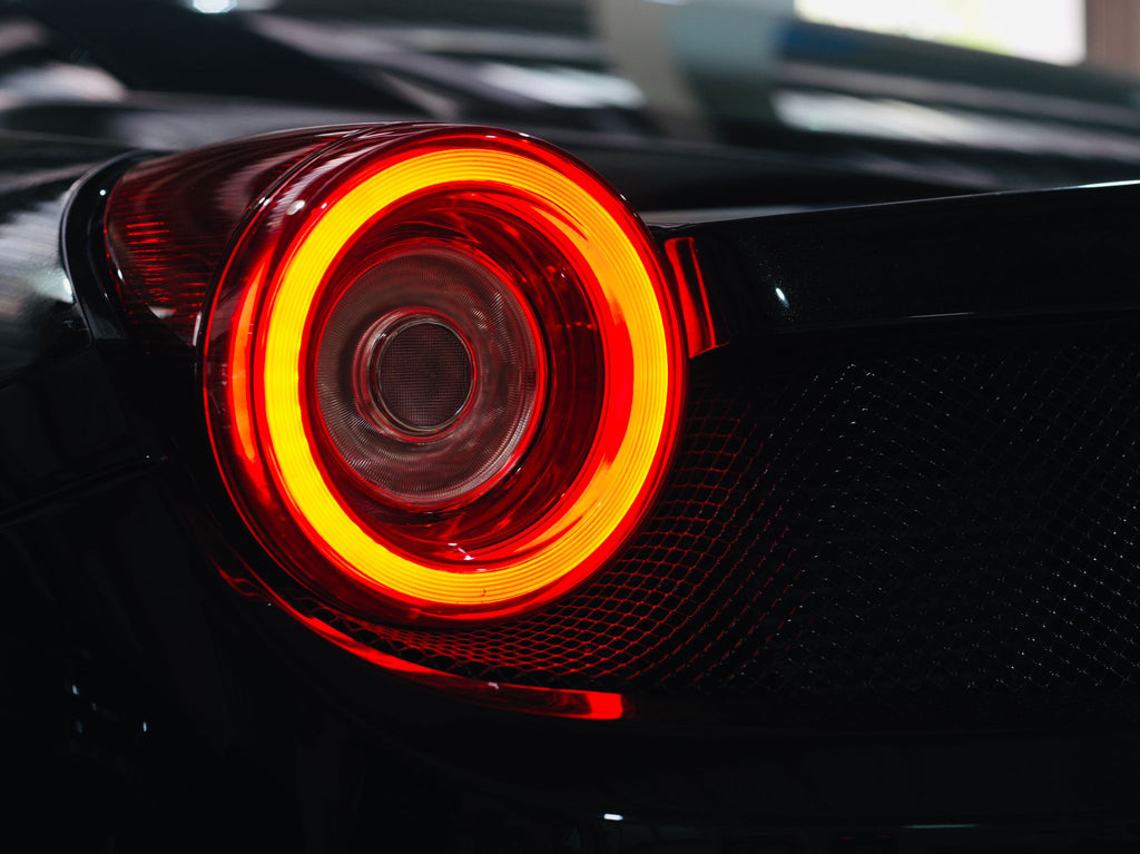 10-15 Ferrari 458 NOVA-Series Prismatic LED Tail Lights Red Clear