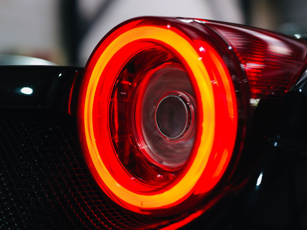 10-15 Ferrari 458 NOVA-Series Prismatic LED Tail Lights Red Smoke
