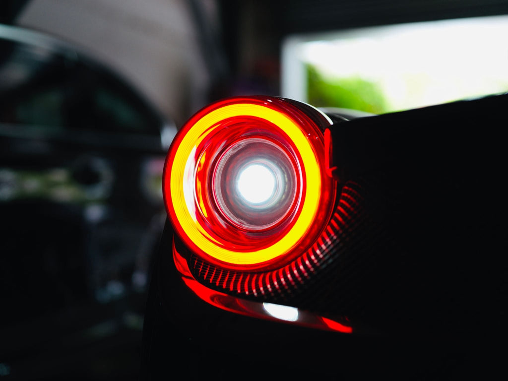 10-15 Ferrari 458 NOVA-Series Prismatic LED Tail Lights Smoke