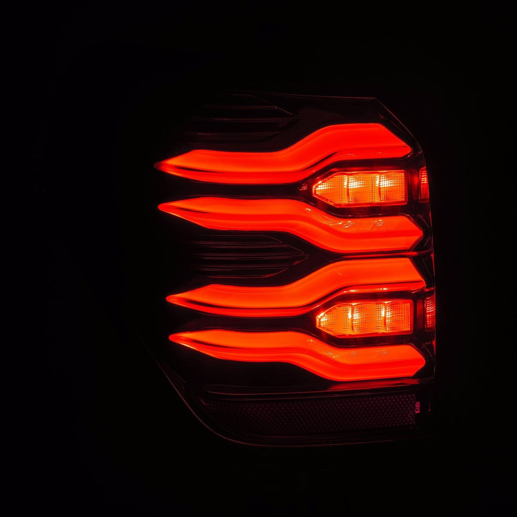 10-24 Toyota 4Runner LUXX-Series LED Tail Lights Black-Red