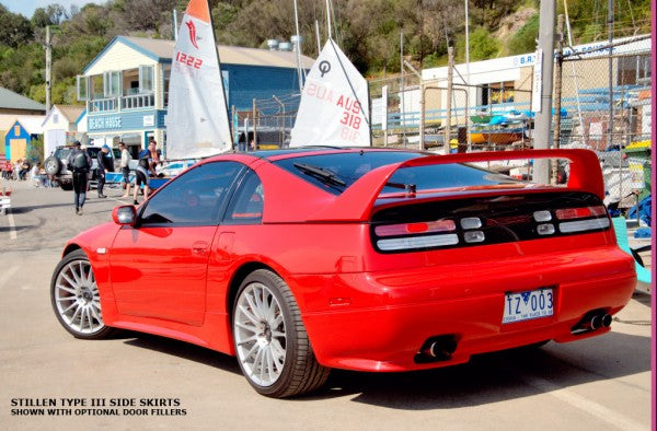 300ZX Z32 Type III Side Skirt Driver Side Unpainted For 90-96 Nissan 300ZX Z32 Stillen