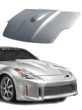 Load image into Gallery viewer, 350Z Z33 Power Hood Fiberglass Series 1 Unpainted For 03-06 Nissan 350Z Stillen