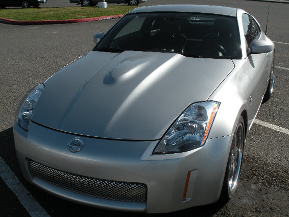 350Z Z33 Power Hood Fiberglass Series 1 Unpainted For 03-06 Nissan 350Z Stillen