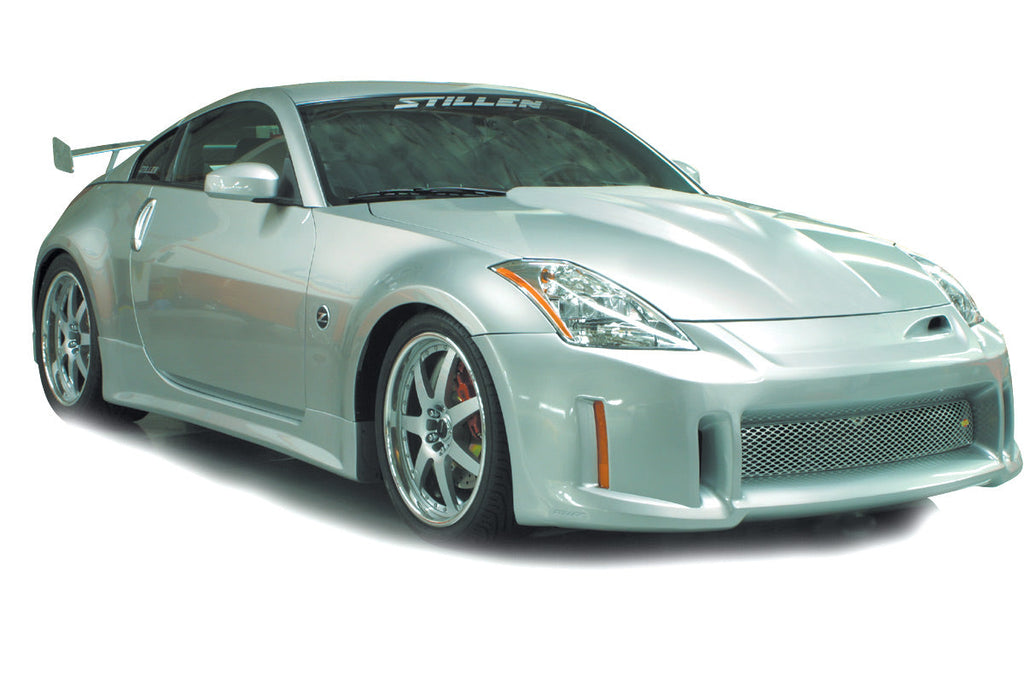 350Z Z33 Power Hood Fiberglass Series 1 Unpainted For 03-06 Nissan 350Z Stillen