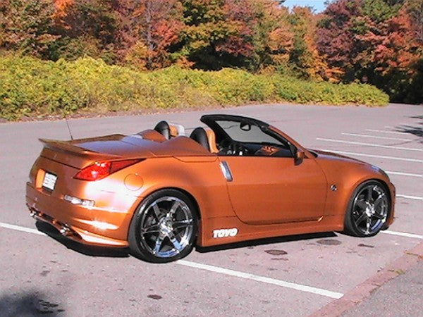 350Z Z33 Convertible Rear Wing Type 1 Unpainted For 04-09 Nissan 350Z Z33 Stillen