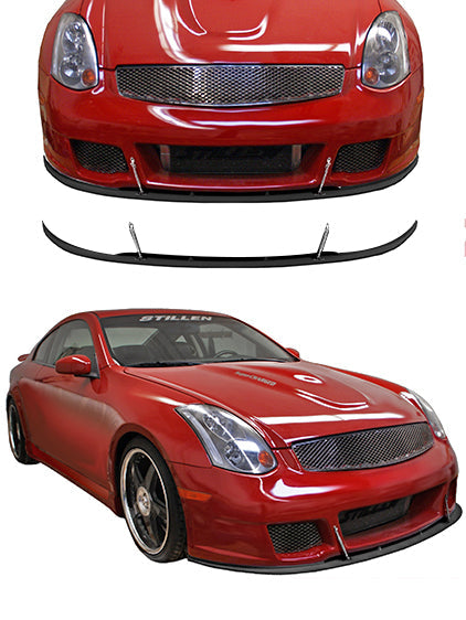 Infiniti G35 Coupe Splitter Series 2 Fascia Painted For 03-07 Infiniti G35 Coupe Stillen