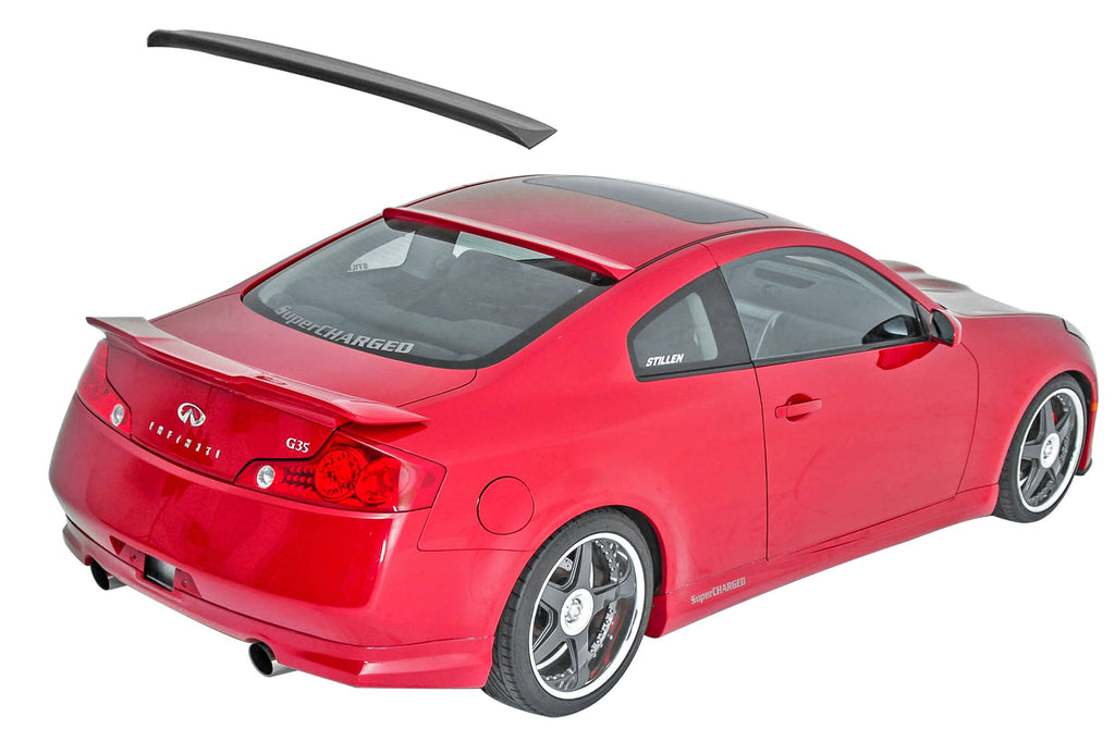 Infiniti G35 Coupe Roof Spoiler Unpainted For 03-07 Infiniti G35 Coupe Stillen