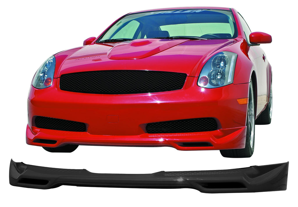 Infiniti G35 Coupe Front Lip Spoiler Unpainted For 03-07 Infiniti G35 Coupe Stillen