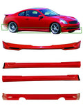 Stillen 2003-2007 Infiniti G35 Coupe 4-Piece Body Kit - 103611KTL