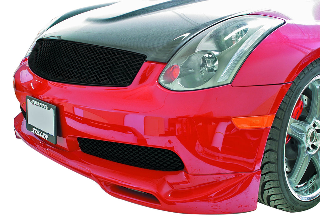 Infiniti G35 Coupe Front Lip Spoiler Unpainted For 03-07 Infiniti G35 Coupe Stillen