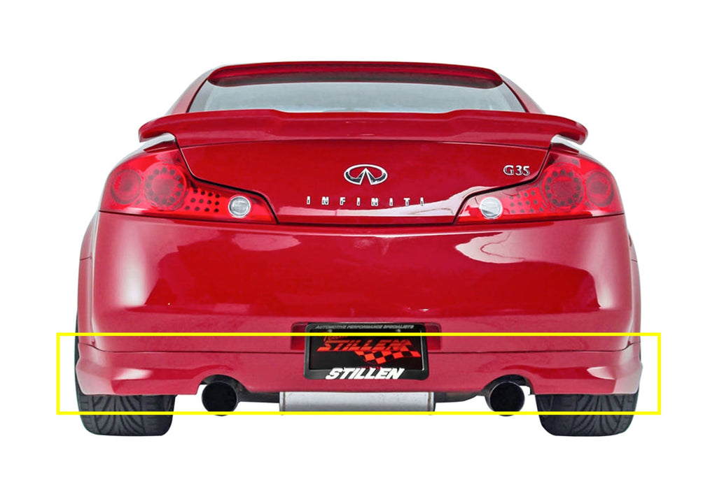 Infiniti G35 Rear Valance Unpainted For 03-07 Infiniti G35 Coupe Stillen