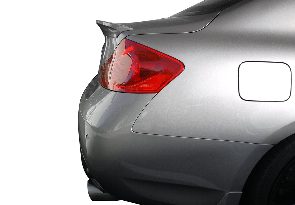 Infiniti G35 Rear Trunk Spoiler No Backup Camera Unpainted For 07-12 Infiniti G35 Sedan Stillen