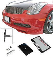 Load image into Gallery viewer, Infiniti G35 Coupe Front License Plate Relocator For 03-04 Infiniti G35 Coupe Stillen