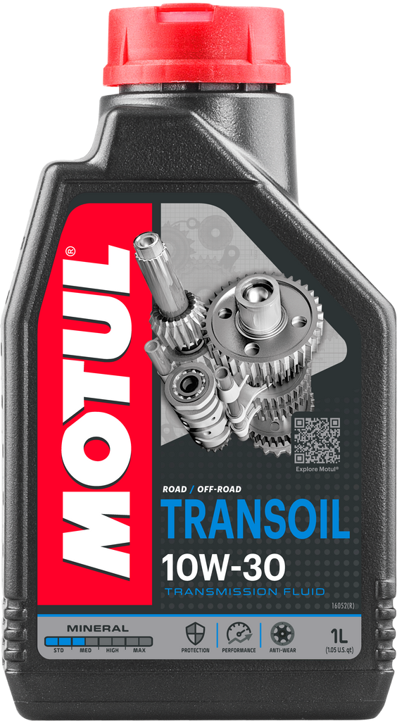 Motul 1L Powersport TRANSOIL SAE 10W30 (Wet Clutch) - Petroleum (105894)