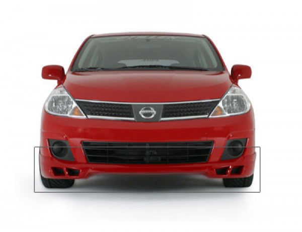 Nissan Versa Front Lip Spoiler Unpainted For 07-11 Nissan Versa Stillen