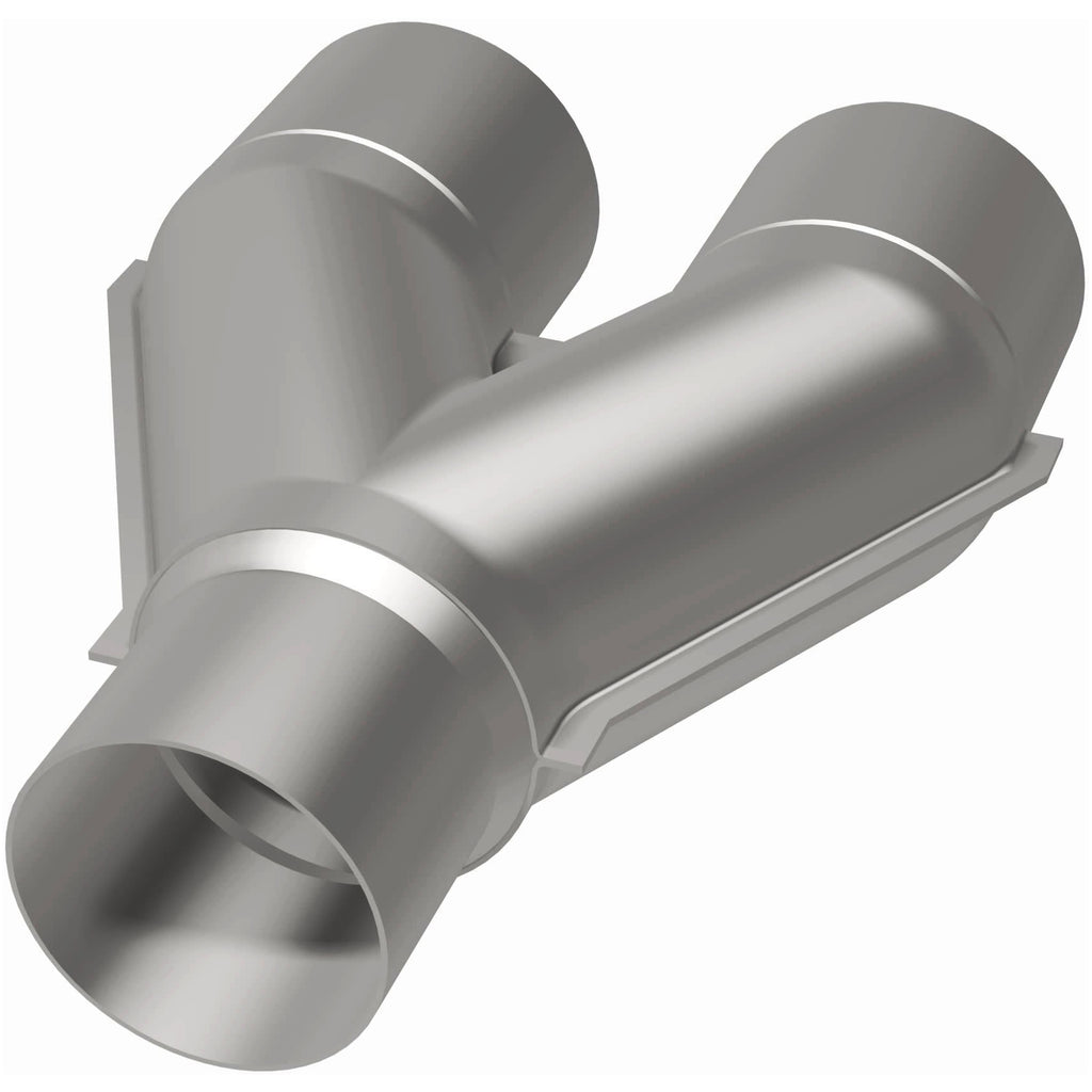 MagnaFlow Universal Trans Y-Pipe All SS 4inch (Dual) 3.5inch (Single) x 13inch (Overall) (10800)