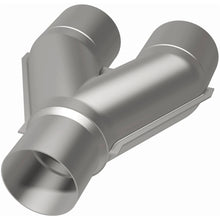Load image into Gallery viewer, MagnaFlow Universal Trans Y-Pipe All SS 4inch (Dual) 3.5inch (Single) x 13inch (Overall) (10800)