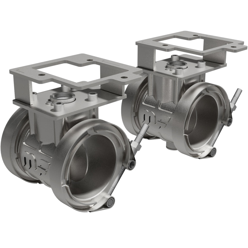 MagnaFlow 2018 Ford Mustang V8-5.0LGAS Exhaust Acc - 2.5in ID/OD - 304SS - Integrated V-Band Flanges (10805)