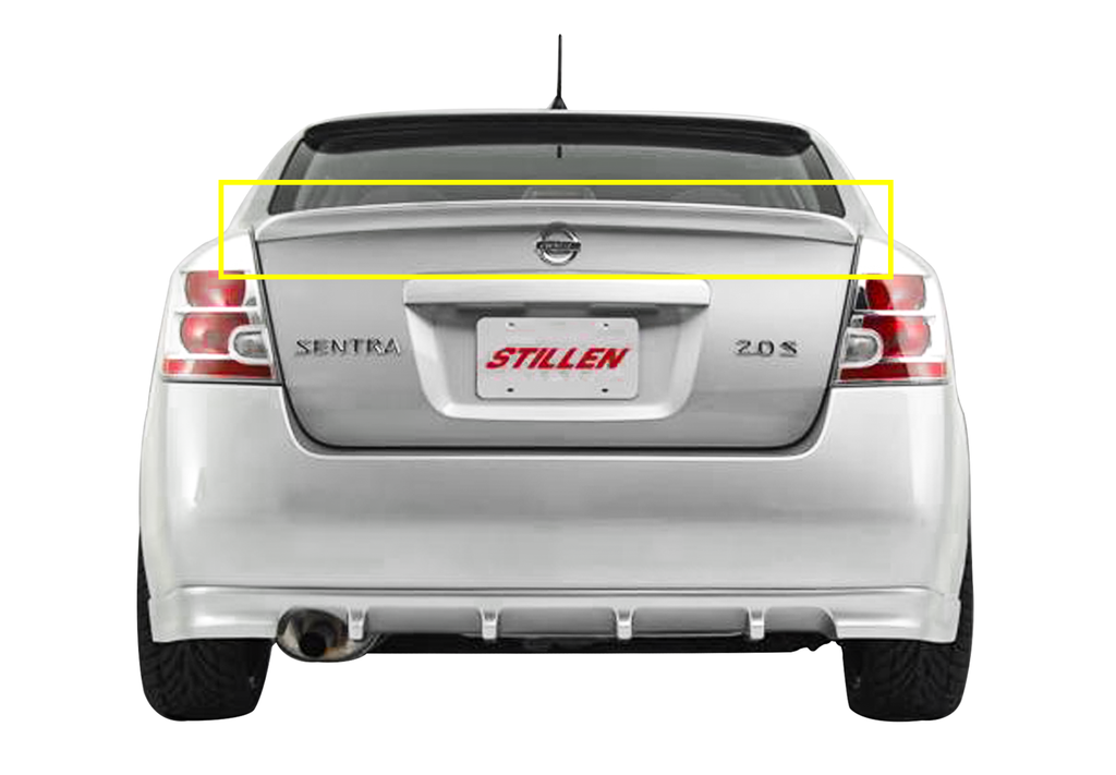 Nissan Sentra Rear Deck Wing Unpainted For 07-12 Nissan Sentra Stillen