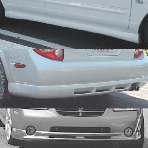 Nissan Maxima 4 pc Body Kit w/Classic Style Lip Spoiler Unpainted For 00-01 Nissan Maxima Stillen