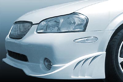 Nissan Maxima 4 Piece Body Kit w/Touring Style Lip Spoiler Unpainted For 02-03 Nissan Maxima Stillen