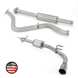 Nameless Performance Catback Exhaust - 2017-2023 Impreza Wagon - Muffler Delete - Single Exit - 3