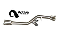 Load image into Gallery viewer, Active Autowerke F8X BMW M3 &amp; M4 Mid Pipe includes Active F-brace. Rear Muffler: With exhaust dump (11-037D)