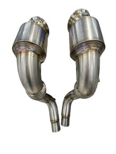 Load image into Gallery viewer, Active Autowerke S63 N63 Catted Downpipes | V8 BMW X5 M and X6 M X5 X6 550i 650i Flange - From 2010 to 2012 (11-041F)