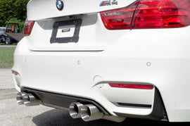 Active Autowerke F8X BMW M2C M3 & M4 Rear Exhaust Tips - for Active exhausts - Carbon fiber over black chrome (11-044CB)