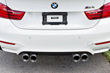Load image into Gallery viewer, Active Autowerke F8X BMW M2C M3 &amp; M4 Rear Exhaust Tips - for Active exhausts - Carbon fiber over black chrome (11-044CB)