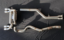 Load image into Gallery viewer, Active Autowerke F8X M3 M4 Signature Exhaust System includes Active F-brace - Carbon over Black Chrome Tips (11-045CB)