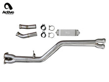 Load image into Gallery viewer, Active Autowerke F87 BMW M2 Competition Mid Pipe includes Active F-brace - w Exhaust Dump (11-050D)