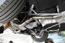 Load image into Gallery viewer, Active Autowerke F87 M2 Competition Signature Exhaust System includes Active F-brace (Carbon over Black Chrome Tips) (11-051CB)