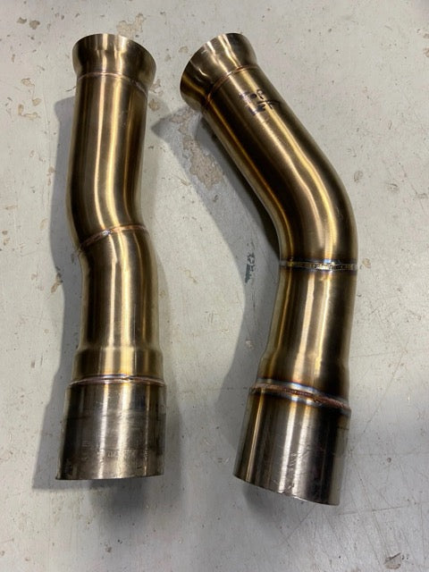 Active Autowerke F8X BMW M3 & M4 Gen2 Equal Length Mid Pipe includes Active F-brace-Equal Length Mid Pipe w AWE Switchpath custom connect (11-055A2)