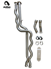 Load image into Gallery viewer, Active Autowerke F8X BMW M3 &amp; M4 Gen2 Equal Length Mid Pipe includes Active F-brace-Equal Length Mid Pipe w AWE Switchpath custom connect (11-055A2)