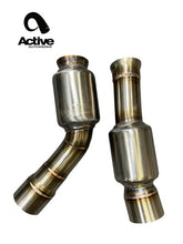 Load image into Gallery viewer, Active Autowerke F8X BMW M3 &amp; M4 Gen2 Equal Length Mid Pipe includes Active F-brace-Equal Length Mid Pipe w AWE Switchpath custom connect (11-055A2)