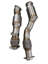Load image into Gallery viewer, Active Autowerke BMW S58 F97/F98 X3M/X4M Downpipe exhaust upgrade (11-064)