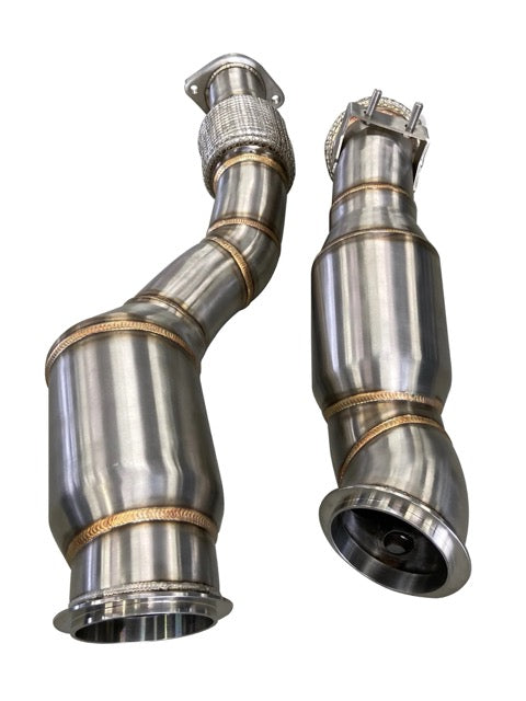 Active Autowerke BMW S58 F97/F98 X3M/X4M Downpipe exhaust upgrade (11-064)