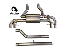 Load image into Gallery viewer, Active Autowerke G2X M340i / M440i Valved Rear Axle-back Exhaust -Exhaust w carbon fiber over black tips (11-089CB)