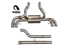 Load image into Gallery viewer, Active Autowerke G2X M340i / M440i Valved Rear Axle-back Exhaust -Exhaust w carbon fiber over black tips (11-089CB)