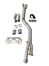 Load image into Gallery viewer, Active Autowerke G80/G82 M3/M4 Signature single mid-pipe with G-brace - w Exhaust Dump (11-095D)