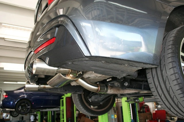 Active Autowerke F3X 335i | 435i Performance Valved Rear Exhaust GEN 2 w CARBON over brushed tips (11-115CB)