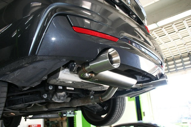Active Autowerke F3X 340i | 440i Performance Valved Rear Exhaust GEN 2 w CARBON over brushed tips (11-115FCB)