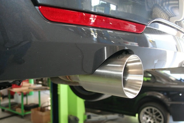 Active Autowerke F3X 340i | 440i Performance Valved Rear Exhaust GEN 2 w CARBON over brushed tips (11-115FCB)